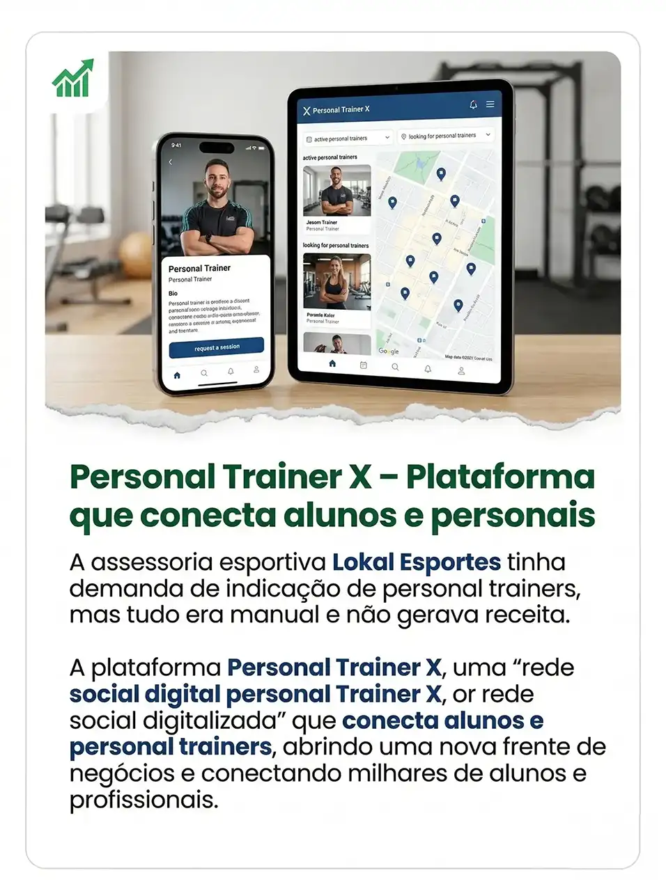 Resultado de alunos e faturamento