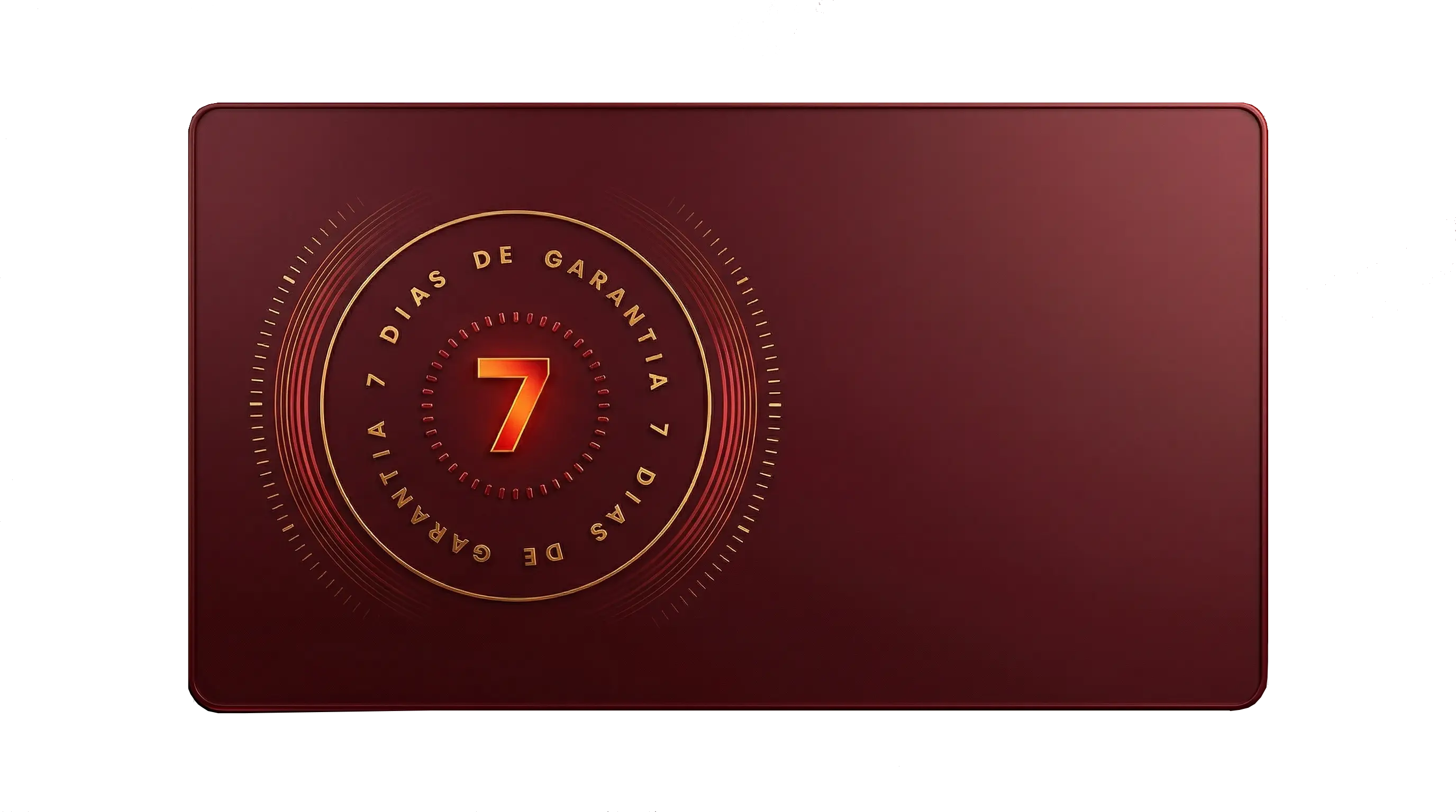 Garantia de 7 dias - Sua satisfação ou seu dinheiro de volta